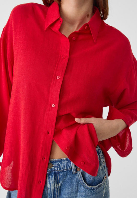 Relax Fit Linen Shirt