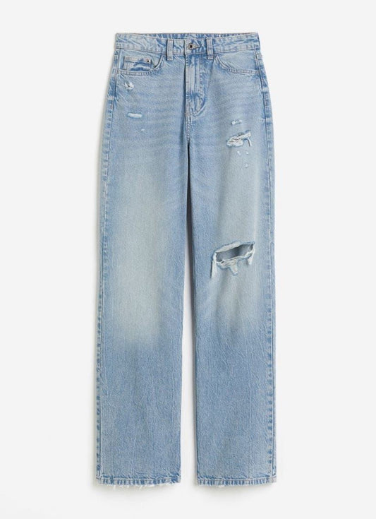 High waist Wide leg Jeans