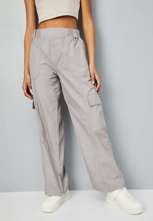 High Waist Cargo Pants