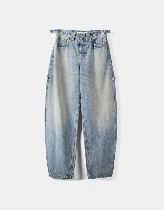 Unisex Baggy carpenter vintage blue Jeans