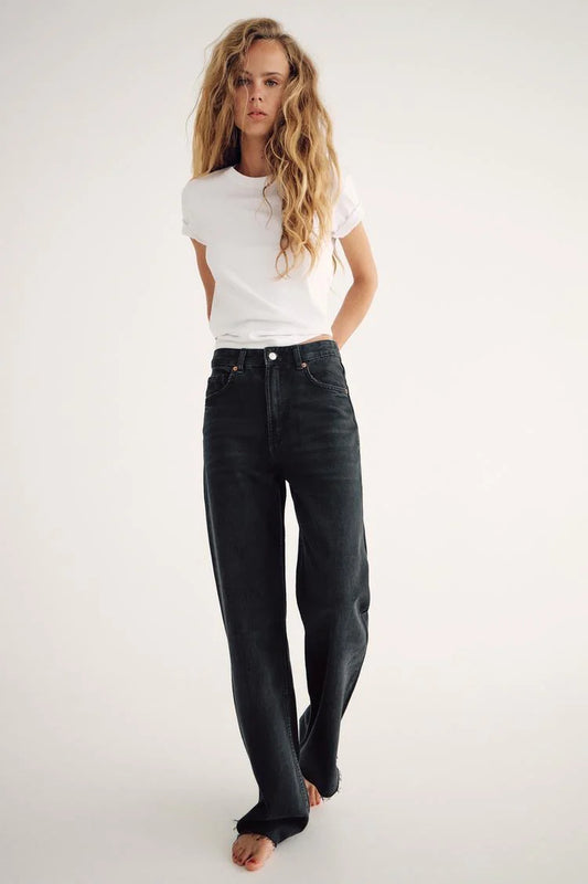 High Rise Straight fit jeans