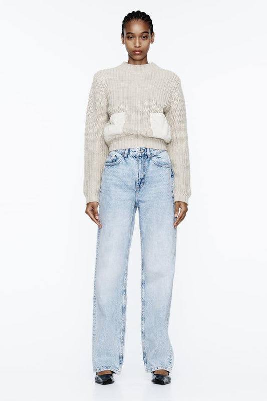 Lightblue Highwaist straight fit jeans