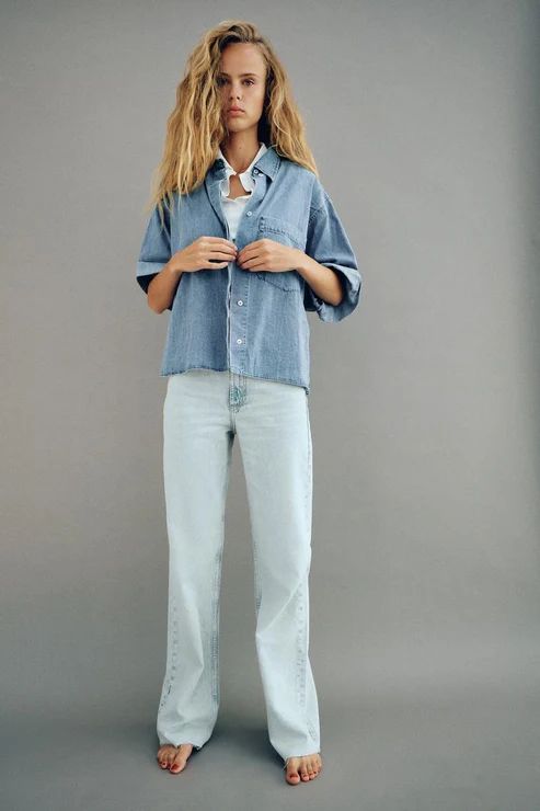 Highwaist straight fit jeans