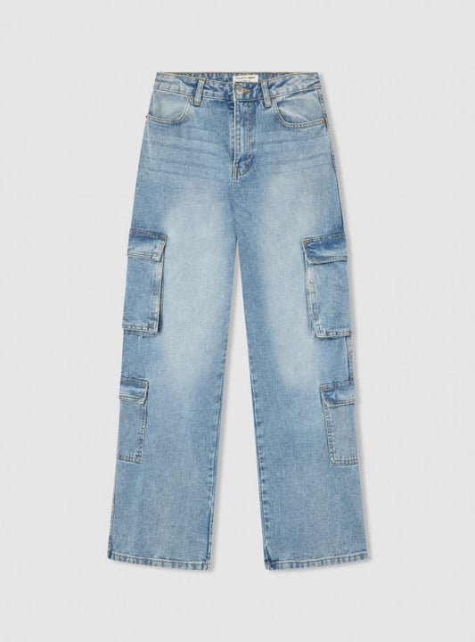 High Waist Multipocket Cargo