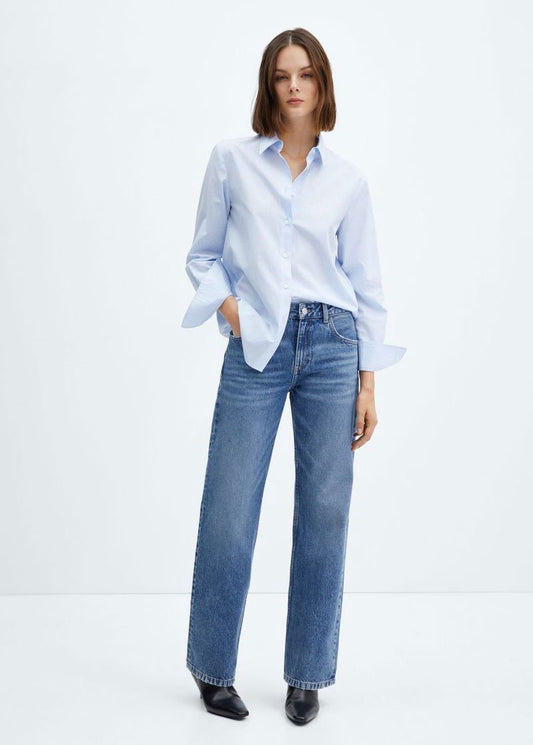 High waist straight fit Jeans