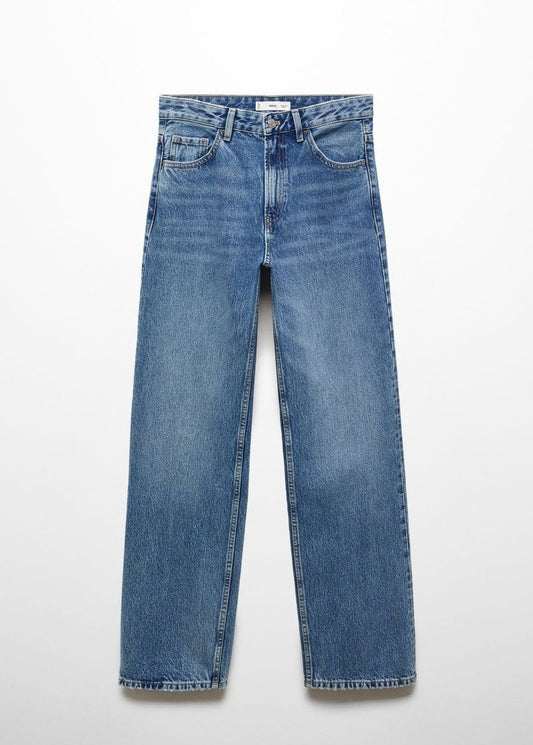 High waist straight fit Jeans
