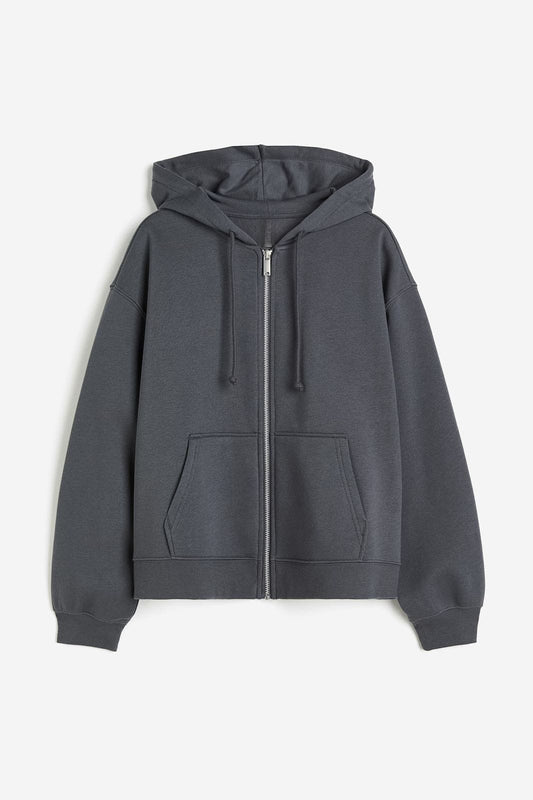 Relax Fit Zipper Hoodie