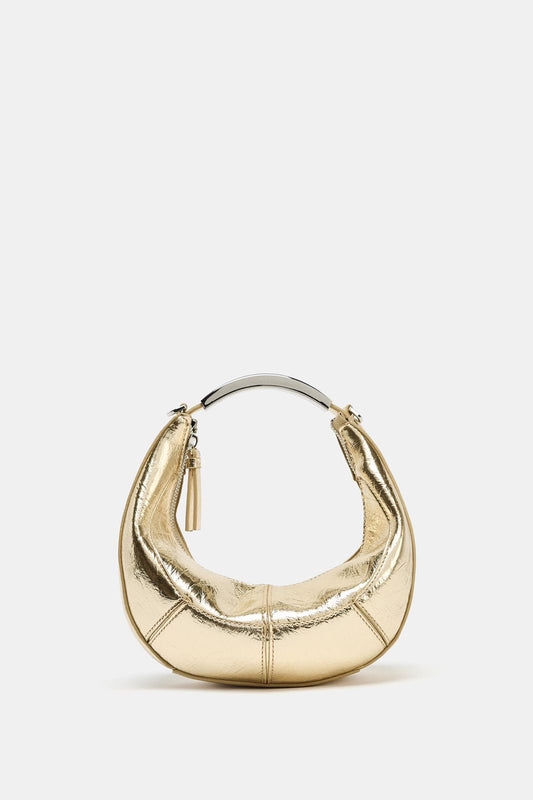 Metal strap oval Bag