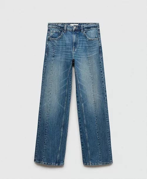 High waist straight fit Jeans