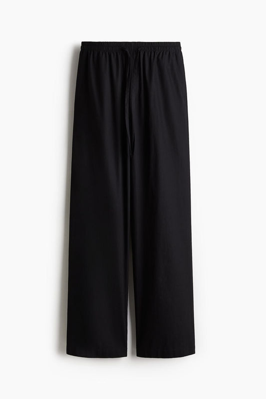 Cotton Drawstring Trousers
