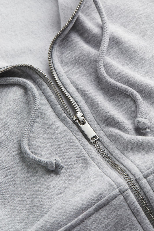 Relax Fit Zipper Hoodie