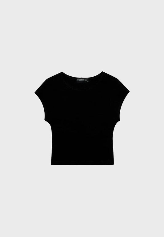 Cap sleeve crop top