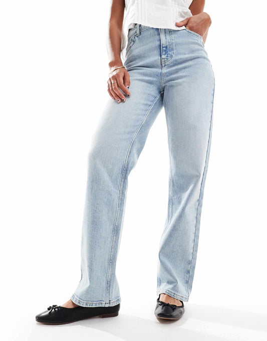 Heart Pocket Straight leg jeans