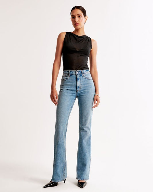 High rise bootcut Denim