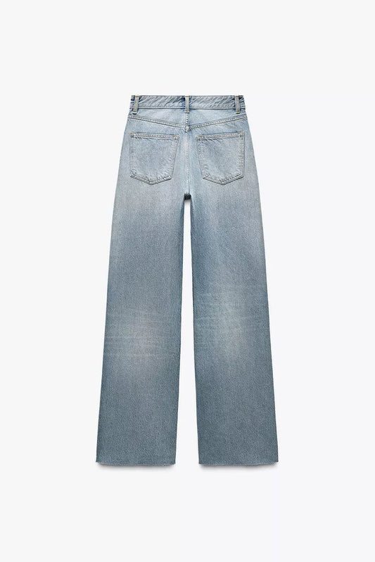 High Rise Wide leg Jeans
