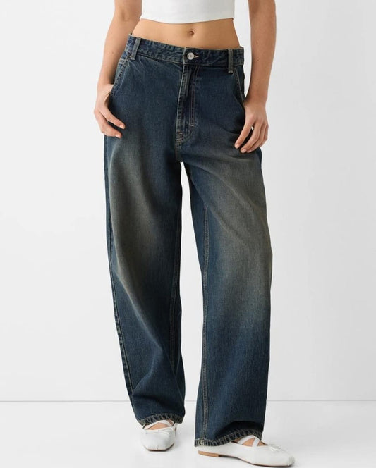 High Waist Skater Jeans