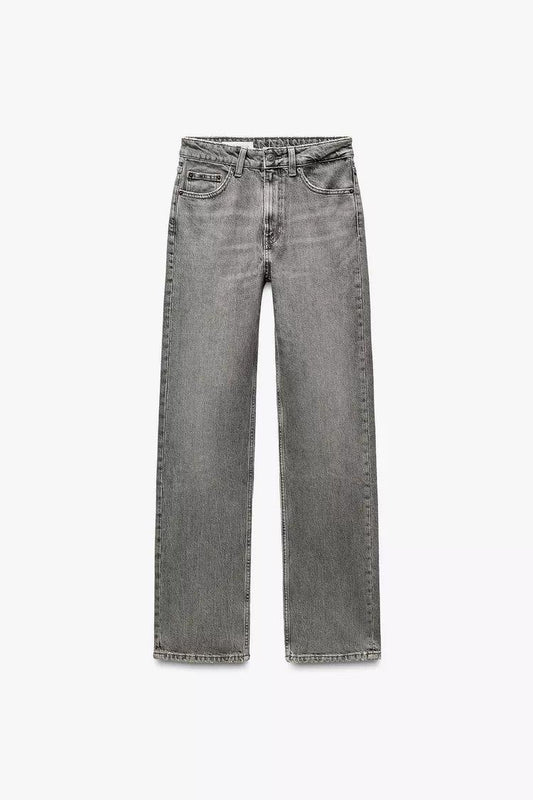 High Rise Straight Fit jeans