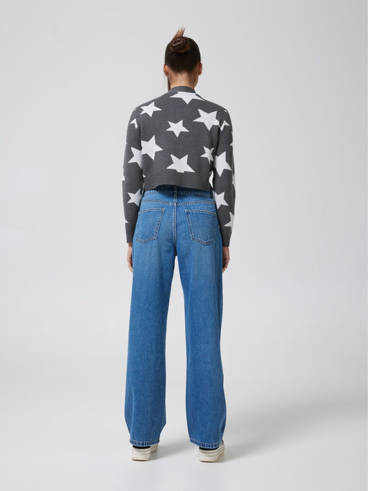 Wide leg jeans