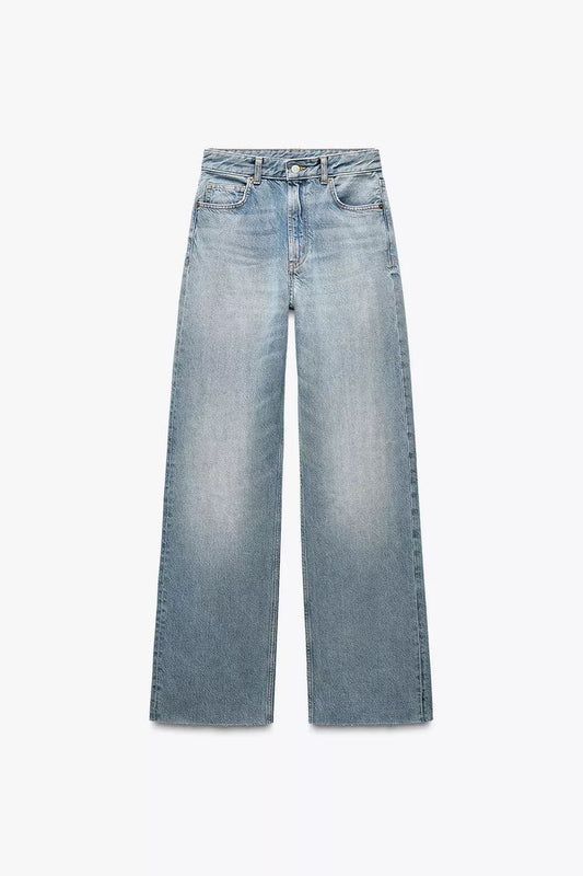 High Rise Wide leg Jeans