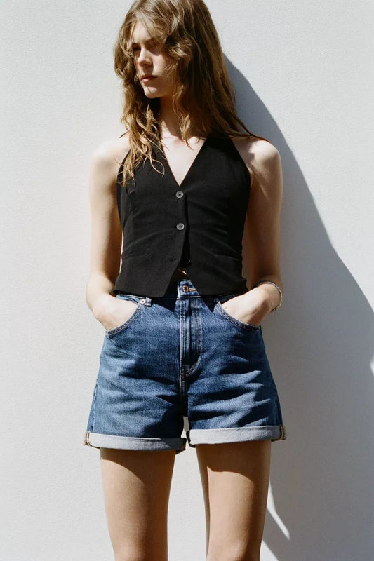 High waist shorts