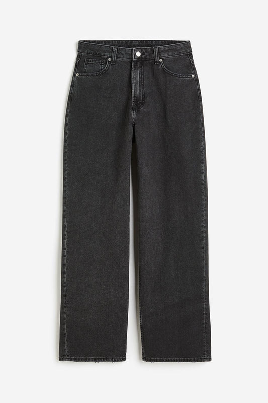 High Rise Straight Fit Jeans
