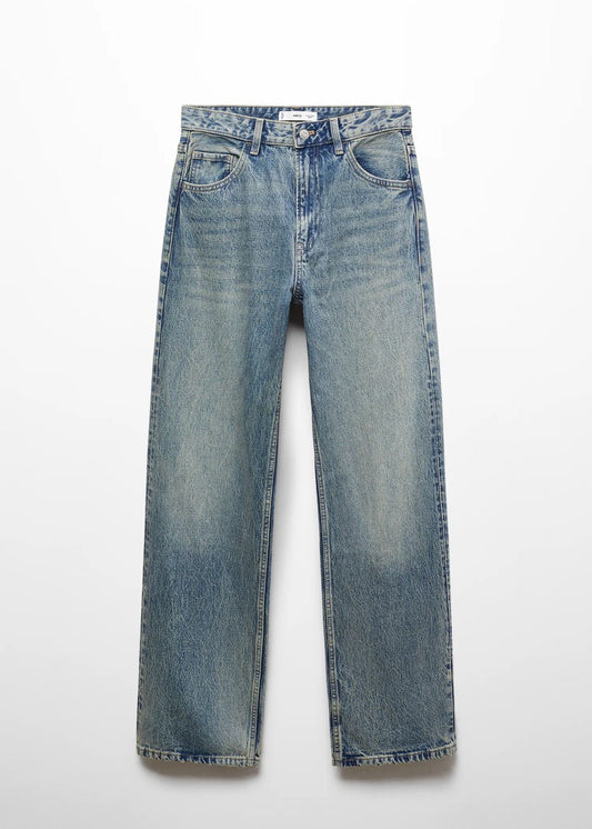 High waist Straight fit jeans