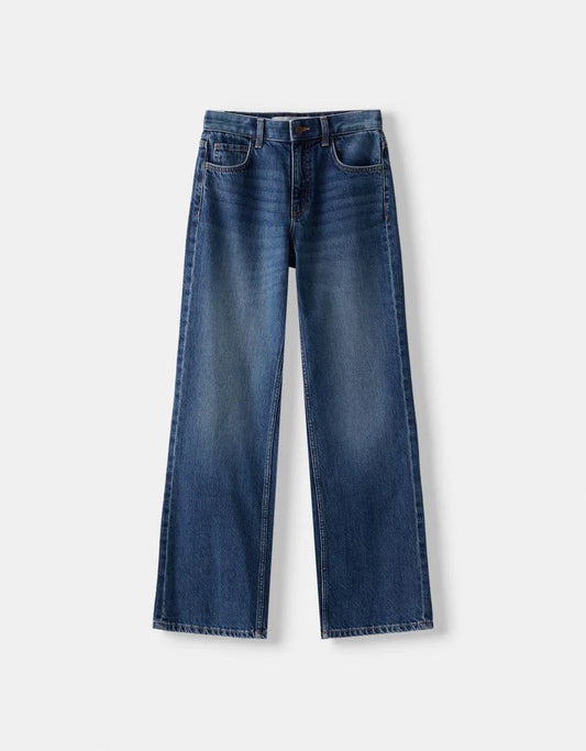 High Rise wide leg jeans