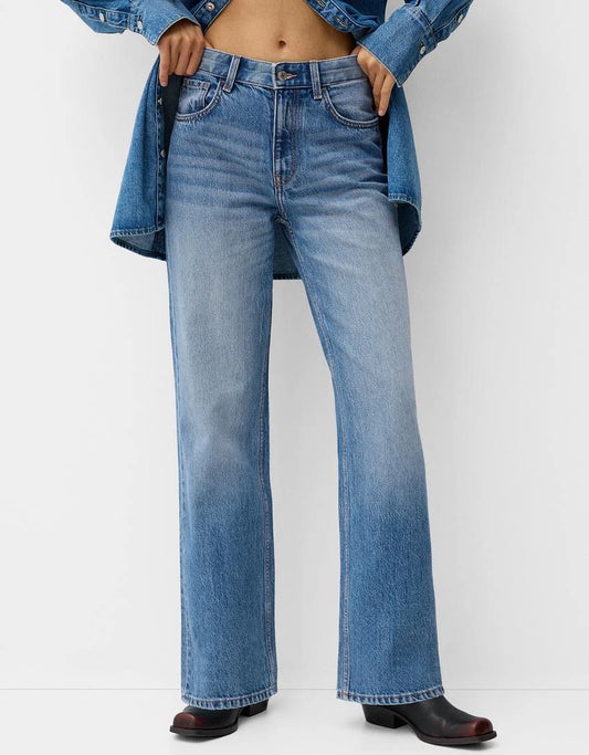 High Rise Wide leg jeans