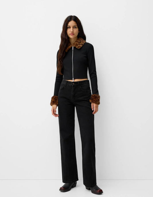 High Rise Wide Leg Jeans
