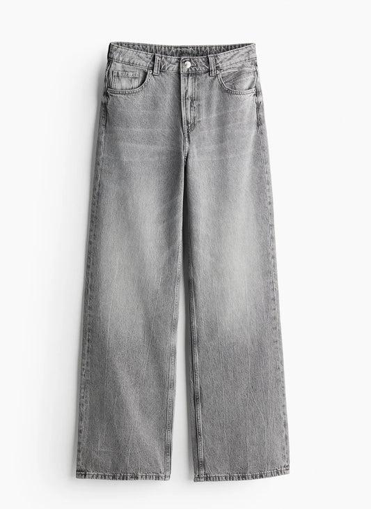 High waist Wide leg jeans