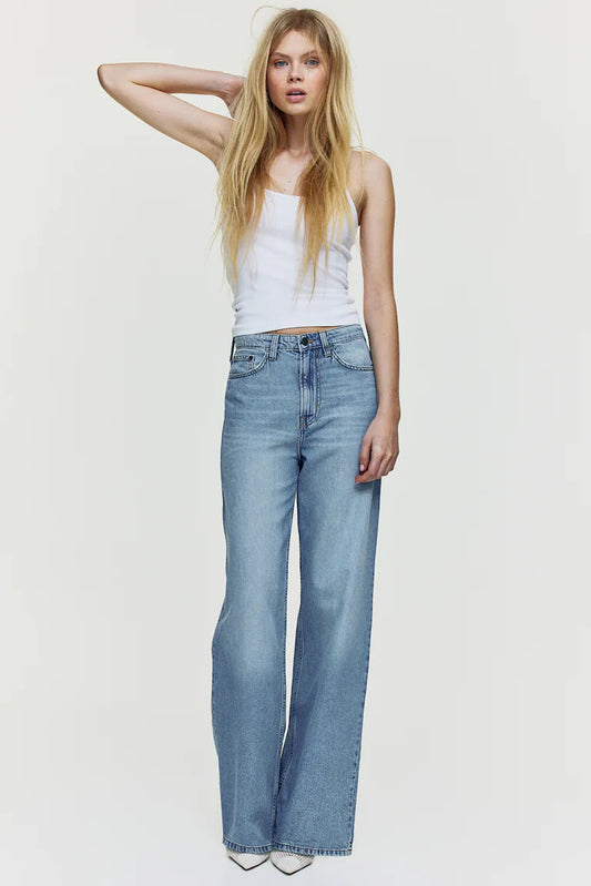 High Waist Wide leg Jeans