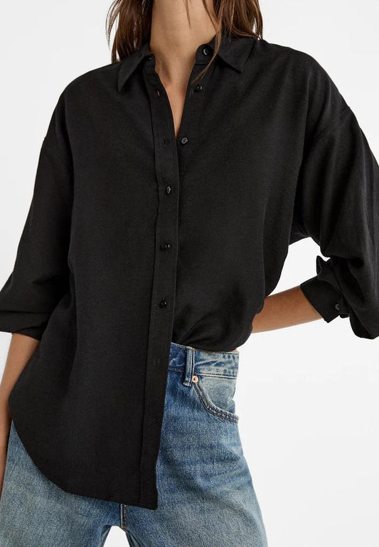Oversized Linen Shirt