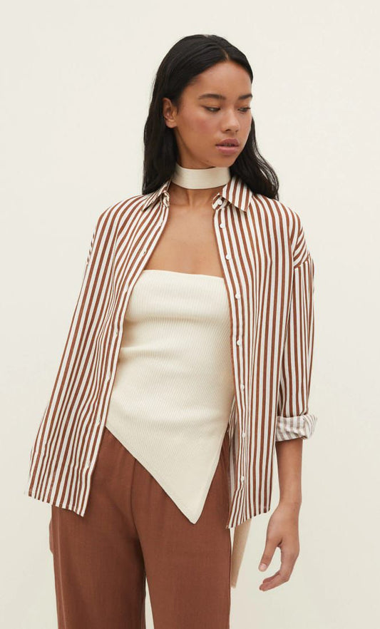 Oversized Linen Shirt