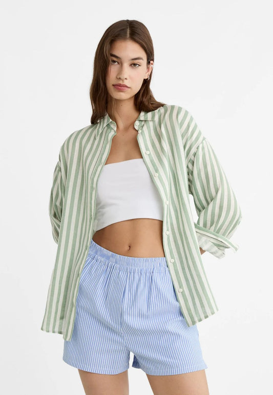 Oversized Linen Shirt