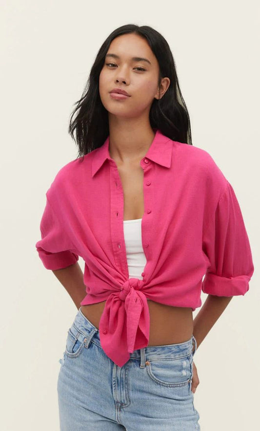 Oversized Linen Shirt