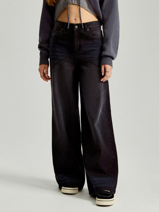 High Rise Wide Leg Jeans