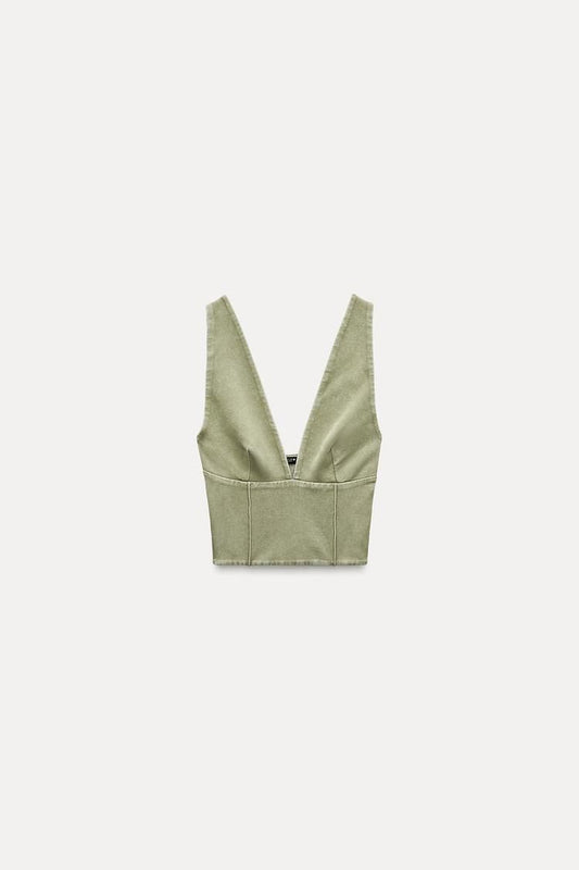 Faded Effect Interlock Tops