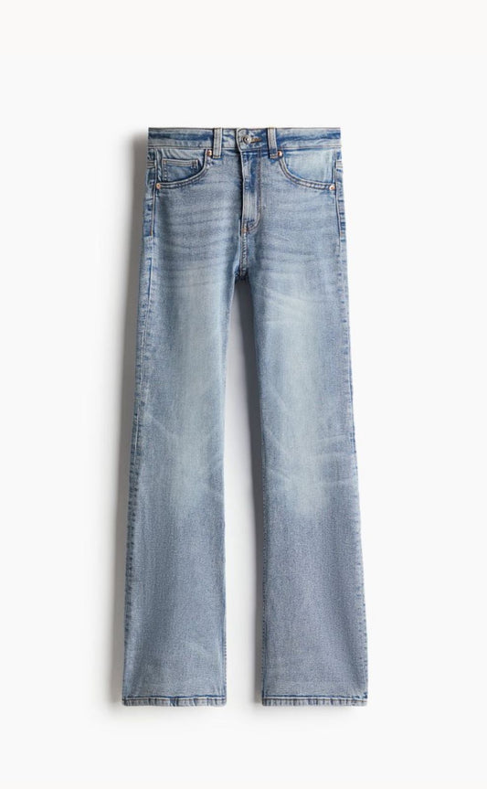 Flared High Rise Jeans