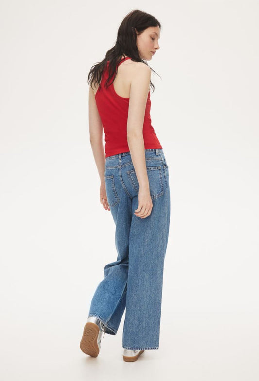 High Rise Wide Leg Jeans