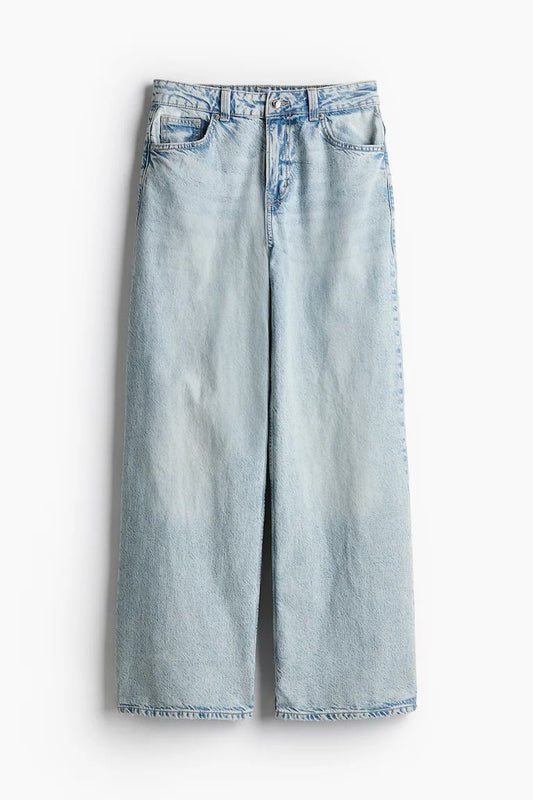 High Rise Wide Leg Jeans