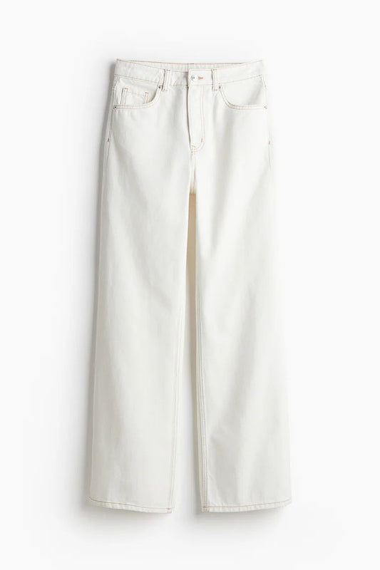 High Rise Wide Leg Jeans