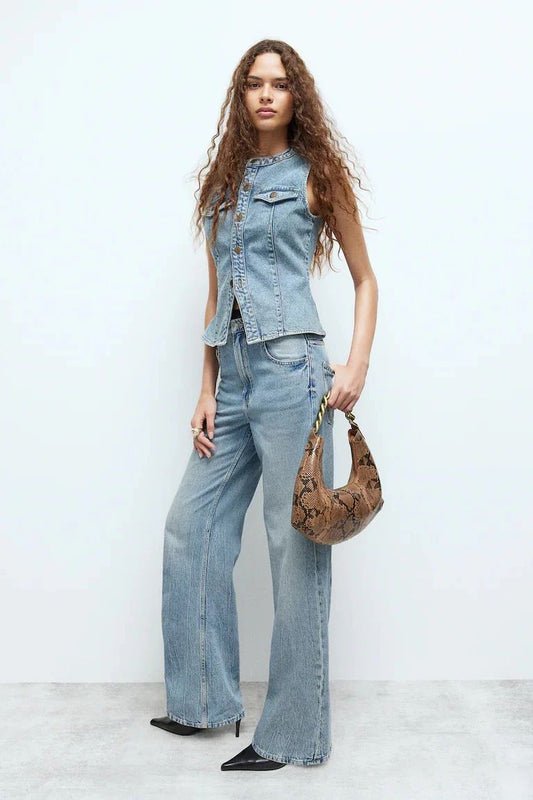 High Waist Wide Leg jeans