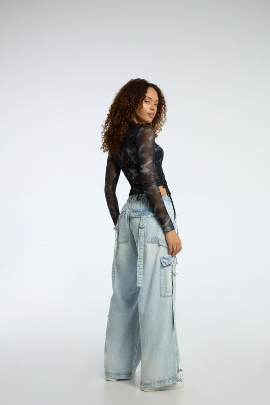 Baggy Denim Cargos