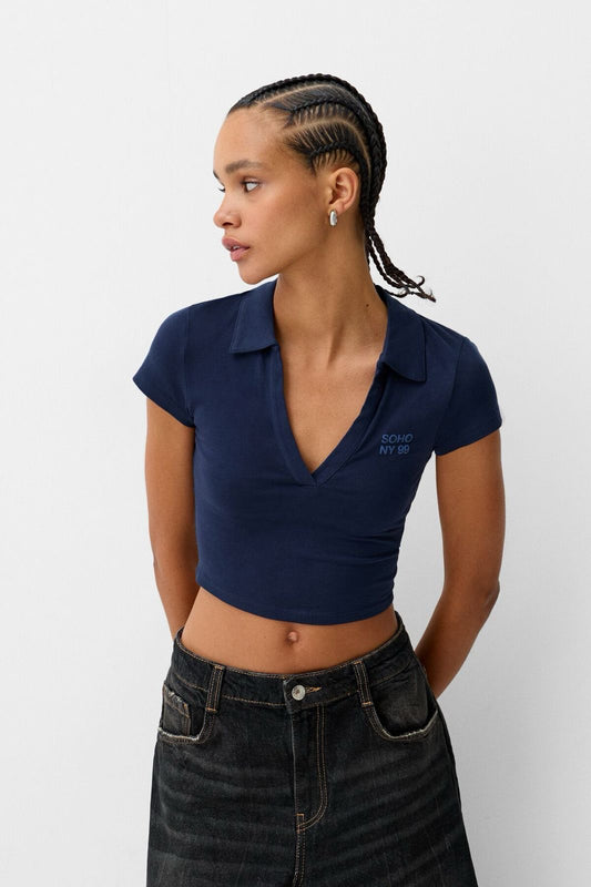 Polo Crop Tshirt