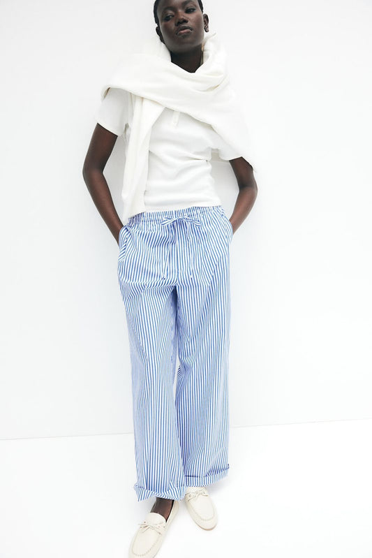 Cotton Drawstring Trouser