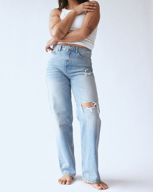 High waist Wide leg Jeans