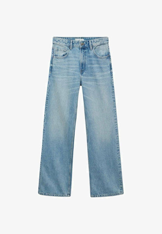 High waist Straight Fit denim
