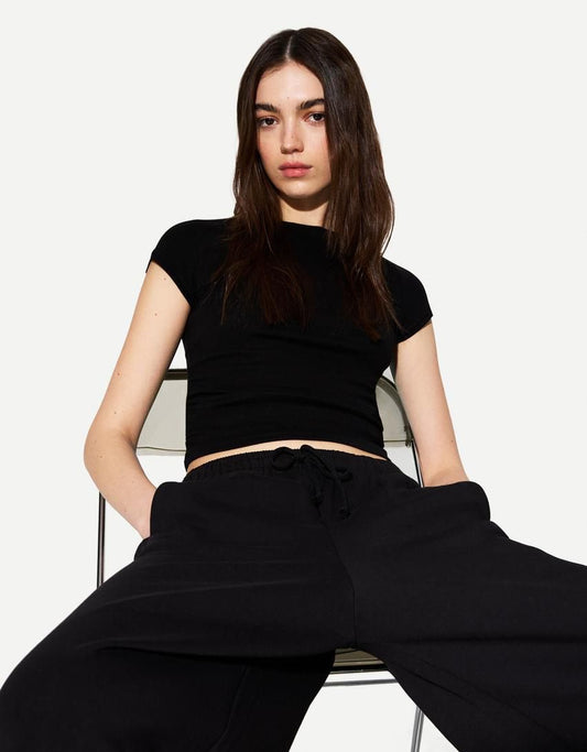 Short sleeve Top with gathering