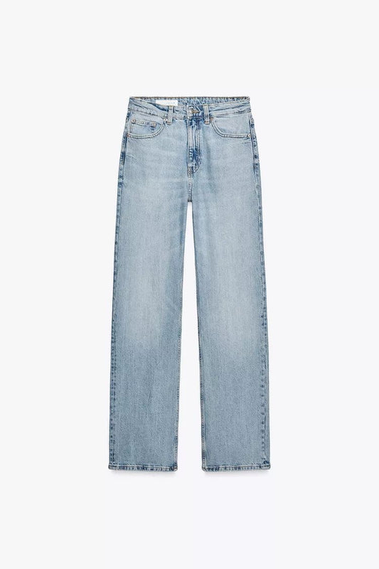 High Rise Straight Fit jeans