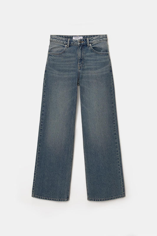 High Rise wide leg jeans